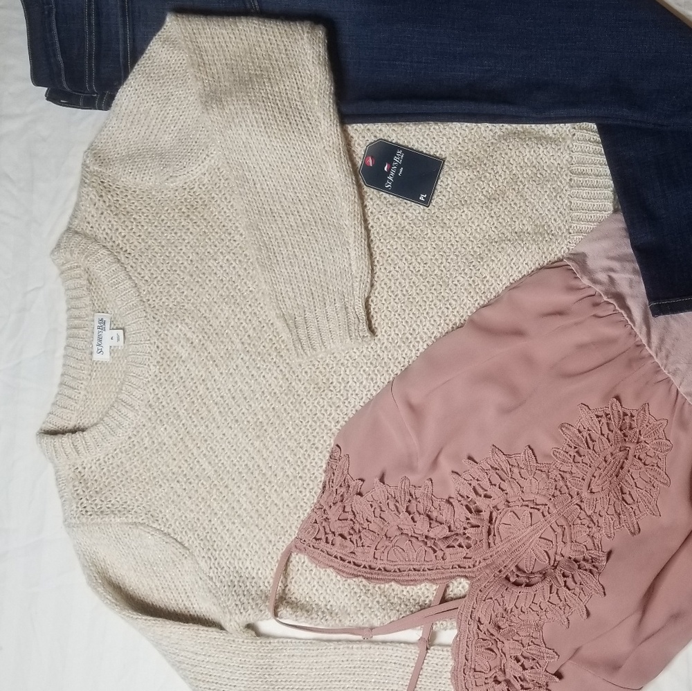 BTQ+Oatmeal Chunky Sweater - Picture 7 of 7